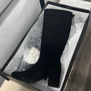 I.N.C Black suede boots Radellal